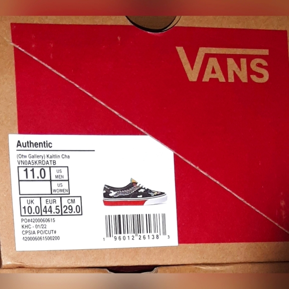 Vans X OTW Gallery Authentic by Kaitlin Chan *NWT* Unisex - Picture 11 of 11